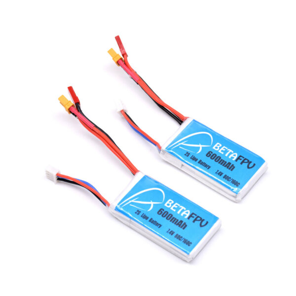 600mAh 2S Lipo Battery  (2PCS) - Image 2