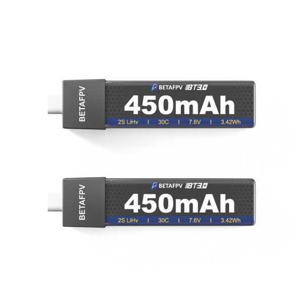 BT3.0 450mAh 2S Battery (2PCS)