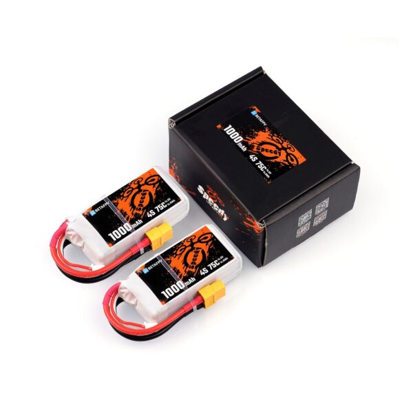 1000mAh 4S 75C Lipo Battery (2PCS) - Image 5