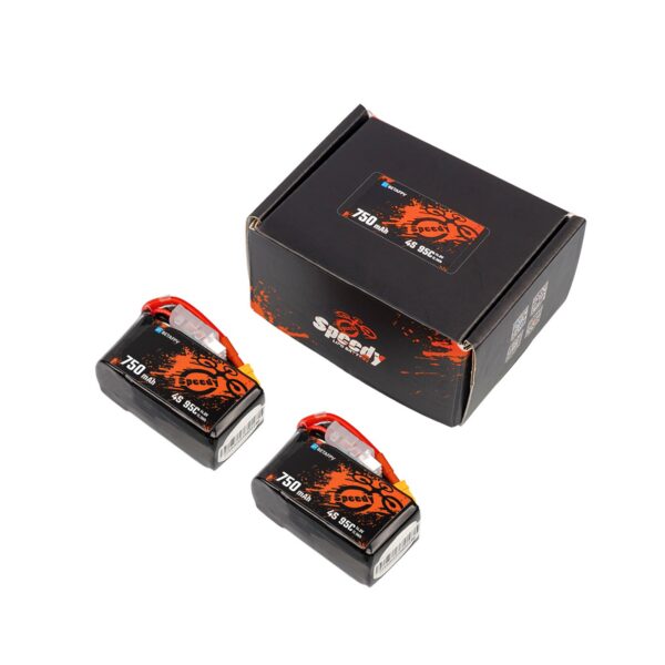 750mAh 4S 95C Lipo Battery (2PCS) - Image 5