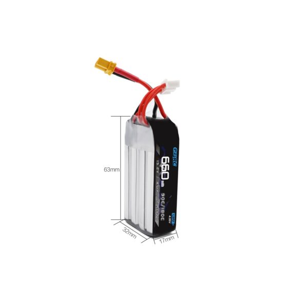 GEPRC 4S 660mAh 90/180C HV 3.8V/4.35V LiPo Battery - Image 4