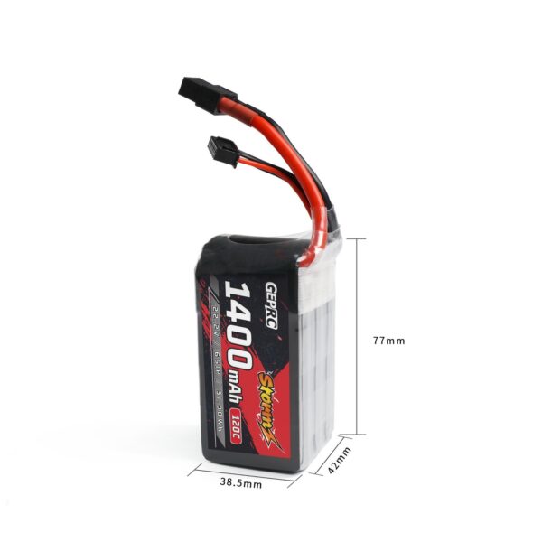 GEPRC Storm 6S 1400mAh 120C Lipo Battery - Image 5