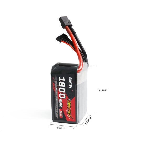 GEPRC Storm 6S 1800mAh 120C Lipo Battery - Image 5