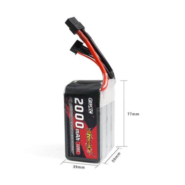 （Pre-order) GEPRC Storm 6S 2000mAh 120C Lipo Battery - Image 5