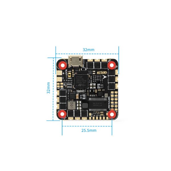 GEP-F411-35A AIO (F411 FC 35A 2-6S  8bits BLS ESC 25.5mm) - Image 6