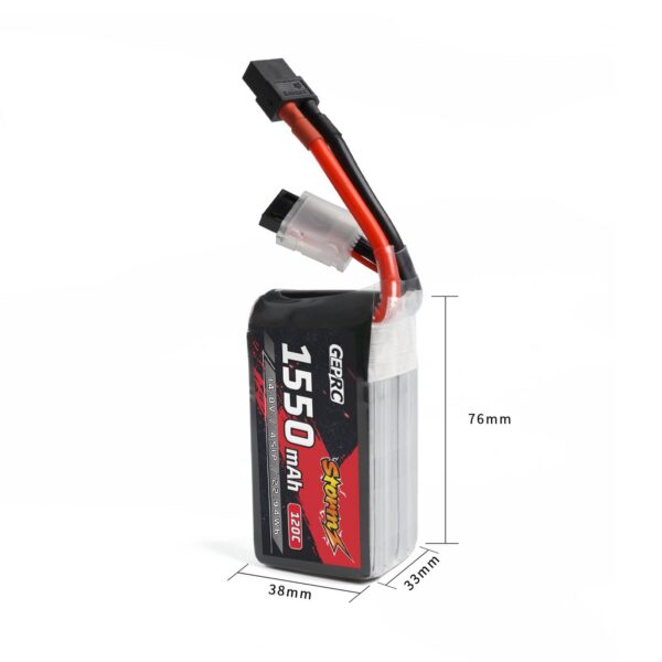 （Pre order) GEPRC Storm 4S 1550mAh 120C Lipo Battery - Image 5