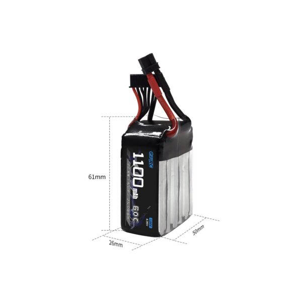 GEPRC 1100mAh 60C/110C 4.35V LiHV Battery 4S/6S - Image 6