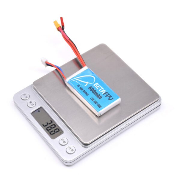 600mAh 2S Lipo Battery  (2PCS) - Image 5
