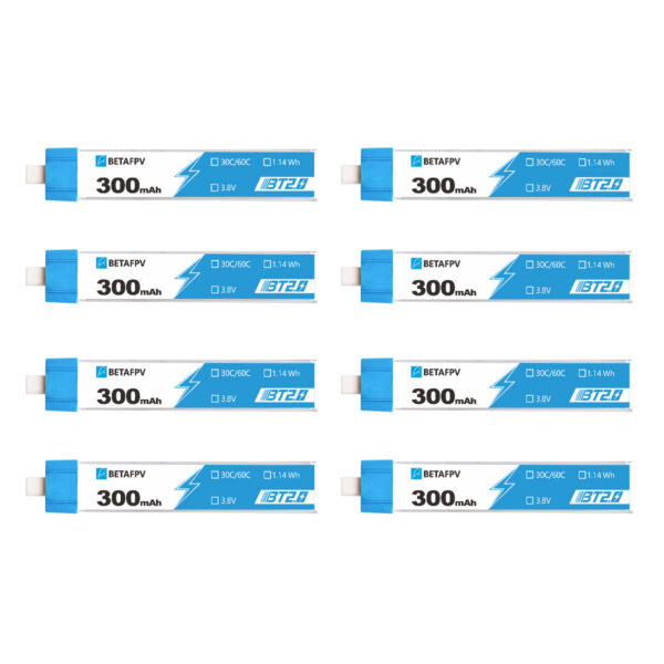 BT2.0 300mAh 1S 30C Battery (8PCS)