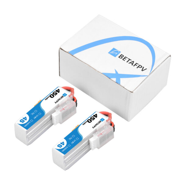 450mAh 4S 75C Lipo Battery (2PCS) - Image 3