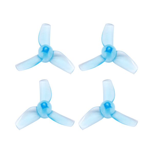 Transparent 31mm 3-blade Micro Whoop Propellers (0.8mm shaft)