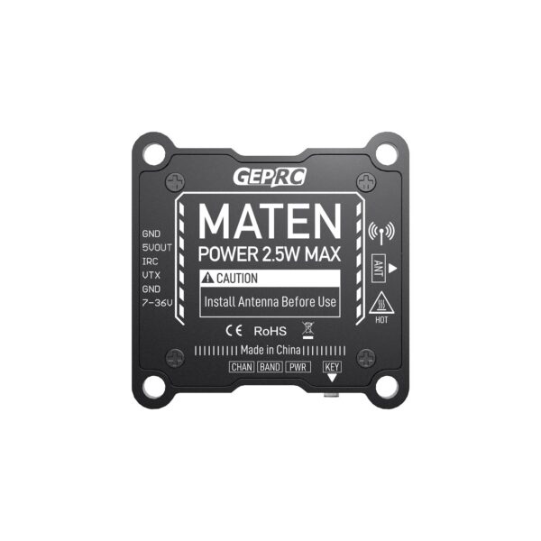 GEPRC MATEN 5.8G 2.5W VTX - Image 8