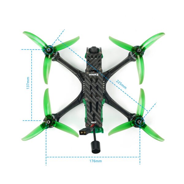 GEPRC MARK5 HD O3 Freestyle FPV Drone/Green - Image 7