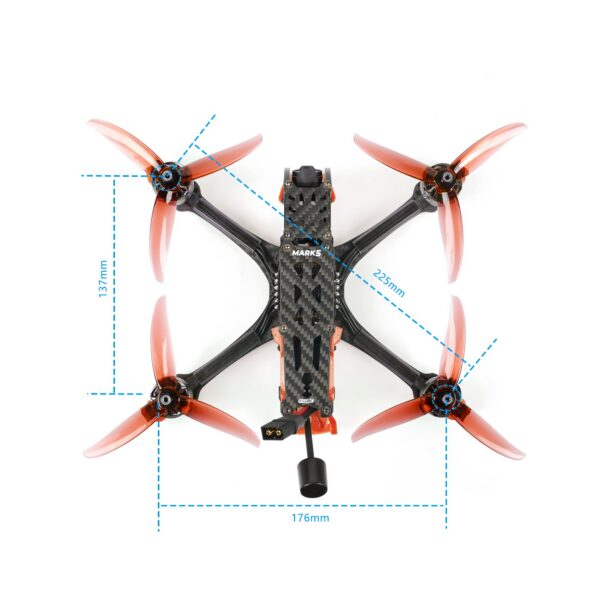 GEPRC MARK5 HD O3 Freestyle FPV Drone/Orange - Image 7