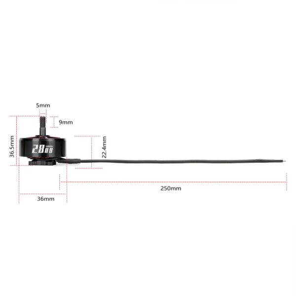 GEPRC SPEEDX2 2809 1280KV Motor - Image 8