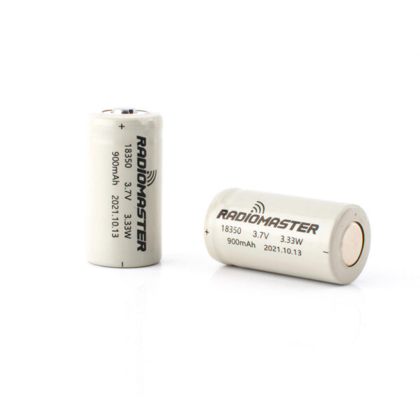 900mah 3.7v Li-ion 18350 Battery for Zorro Radio Controller (2pcs) - Image 2