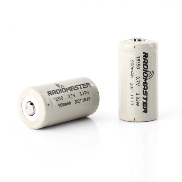 900mah 3.7v Li-ion 18350 Battery for Zorro Radio Controller (2pcs) - Image 3