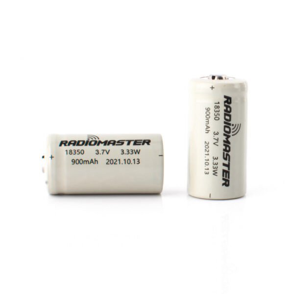 900mah 3.7v Li-ion 18350 Battery for Zorro Radio Controller (2pcs) - Image 4
