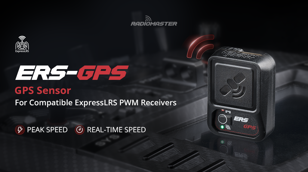 ERS-GPS – Precision GPS Sensor for compatible ExpressLRS PWM receivers
