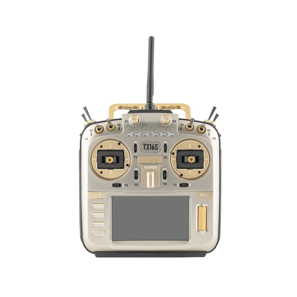 TX16S Mark II Radio Controller Silver & Gold (ELRS, M2) - Image 2