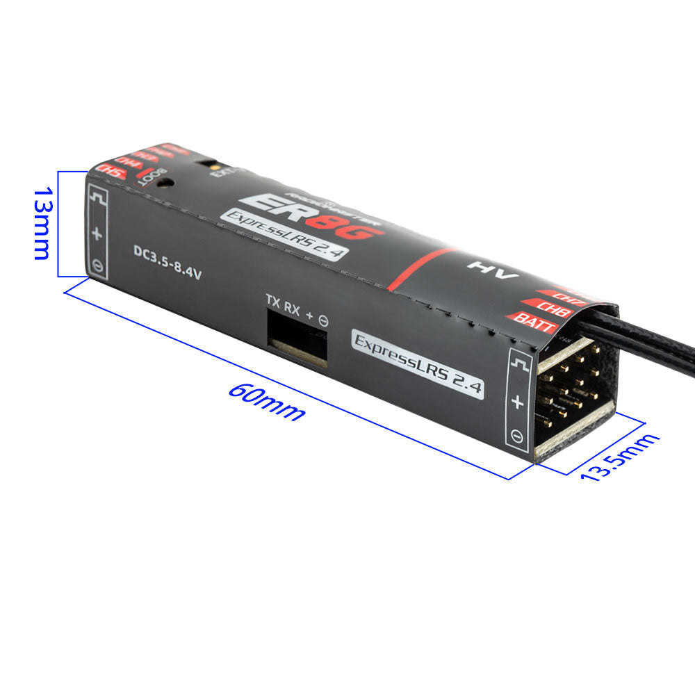 ER8G & ER8GV 2.4GHz ELRS PWM Receiver - Image 5