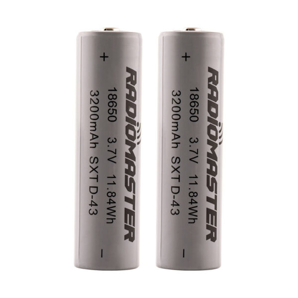 18650 3200mAh 3.7V Battery (2pcs) for TX16S / Boxer / TX12/ MT12 Radios