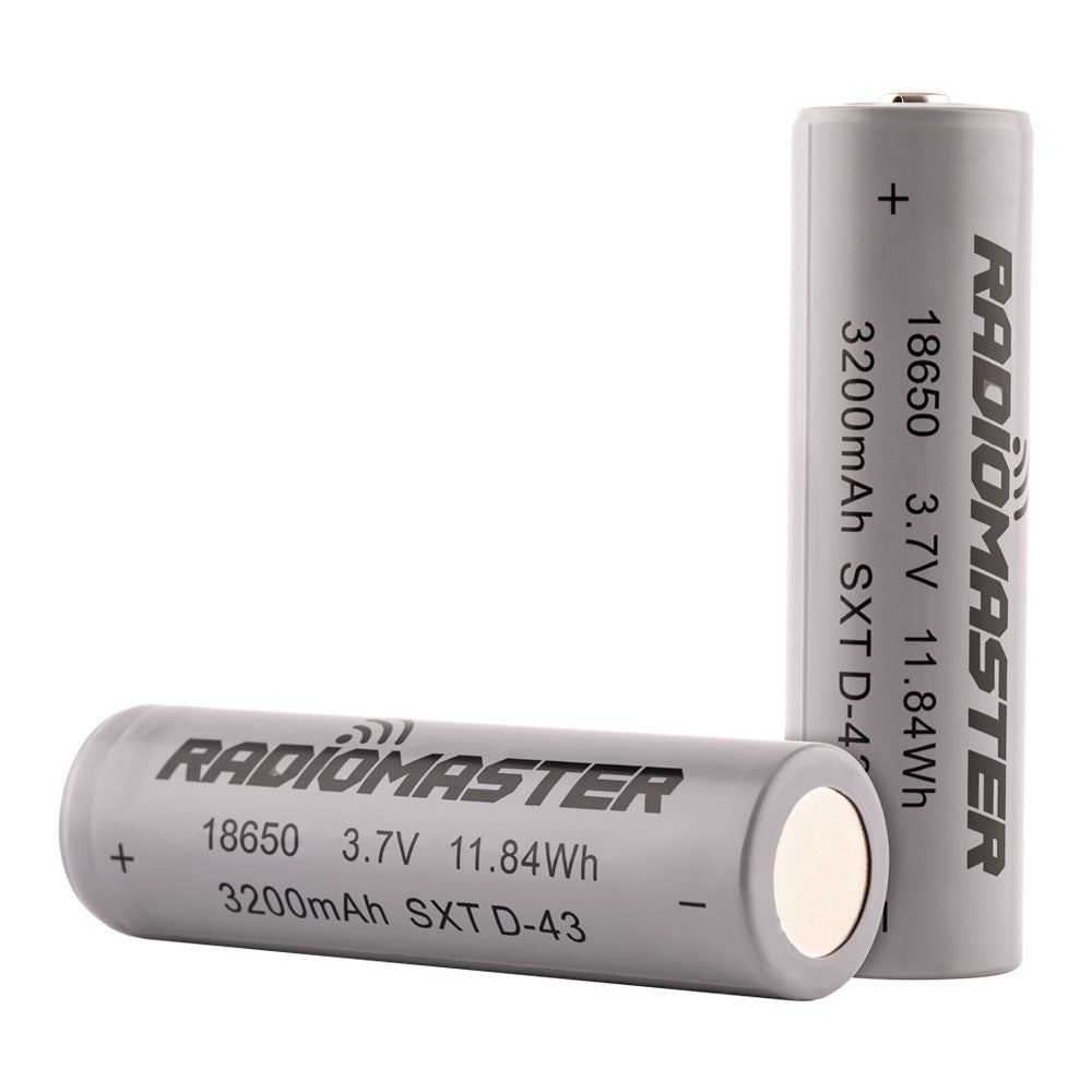 18650 3200mAh 3.7V Battery (2pcs) for TX16S / Boxer / TX12/ Pocket / MT12 Radios - Image 3