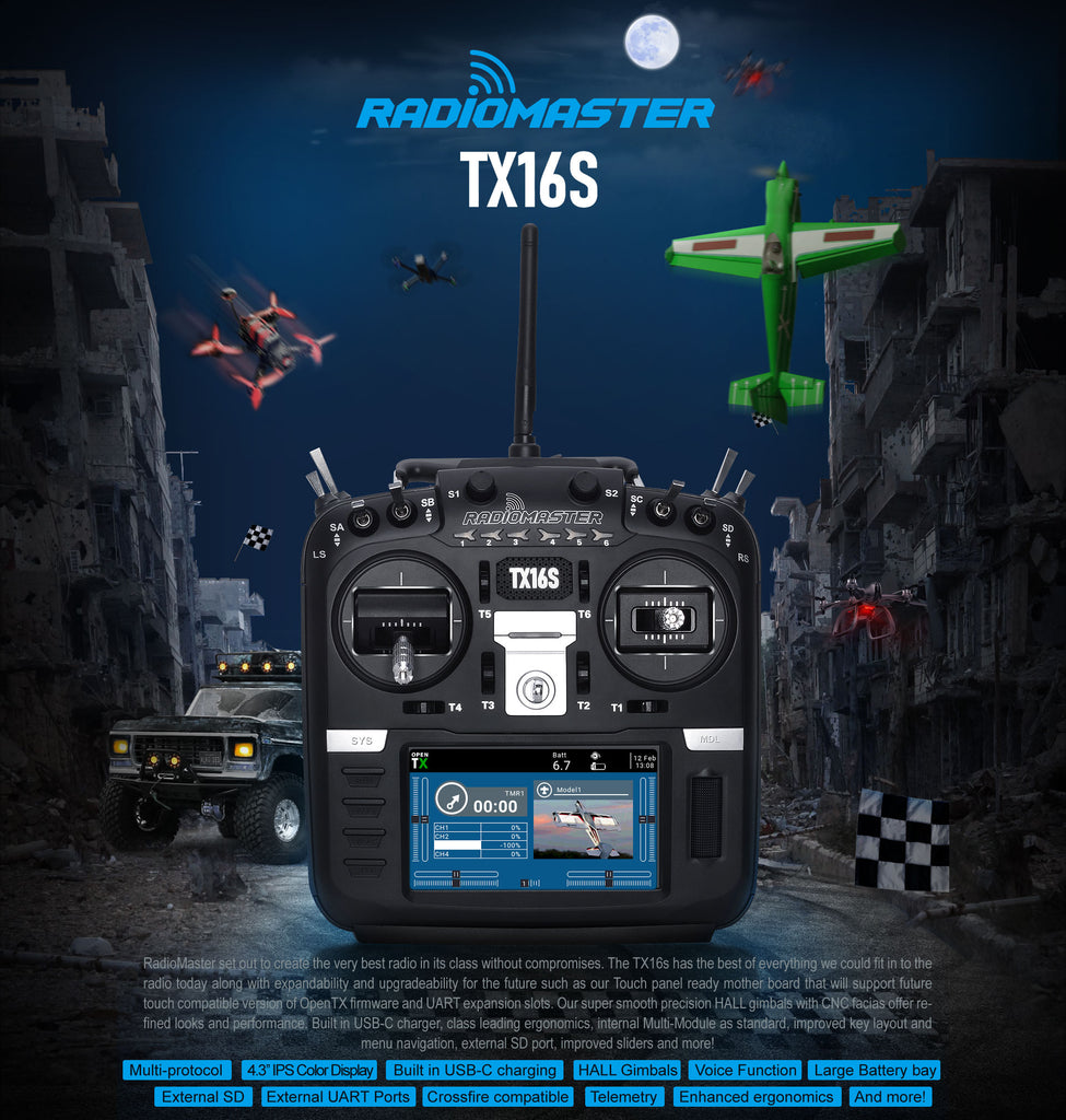 TX16S (V1) Hall Gimbal edition