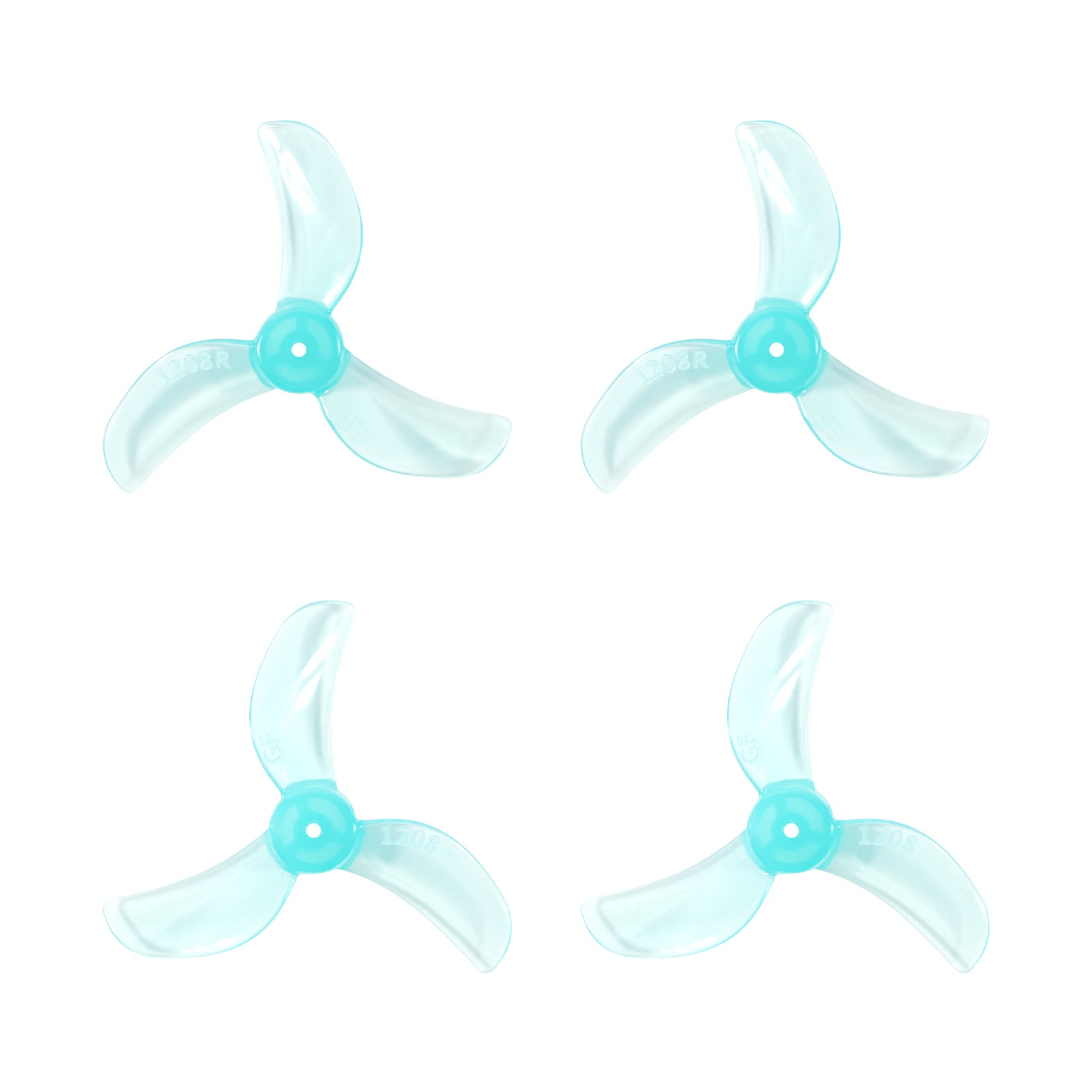 Gemfan 1208 3-blade Propellers(1.0mm Shaft) - Image 2