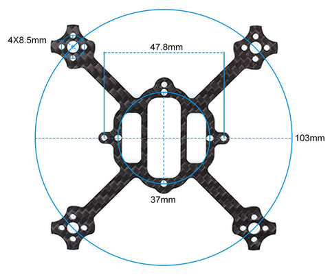 HX100 Carbon Fiber Frame