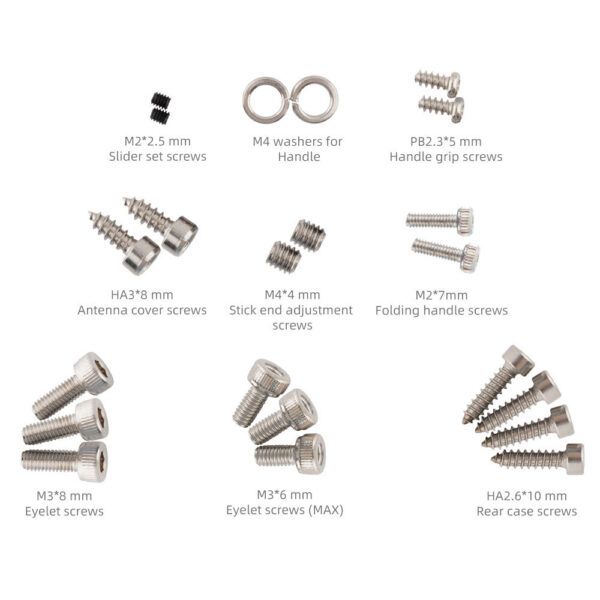 External Screw Set & Internal Screw Set for TX16S and TX16S MKII